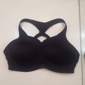 NIKE BLACK HIGH SUPPORT SPORTS BRA
